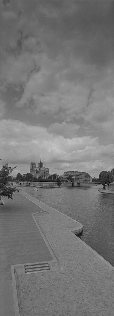Paris by panoramic camera Noblex