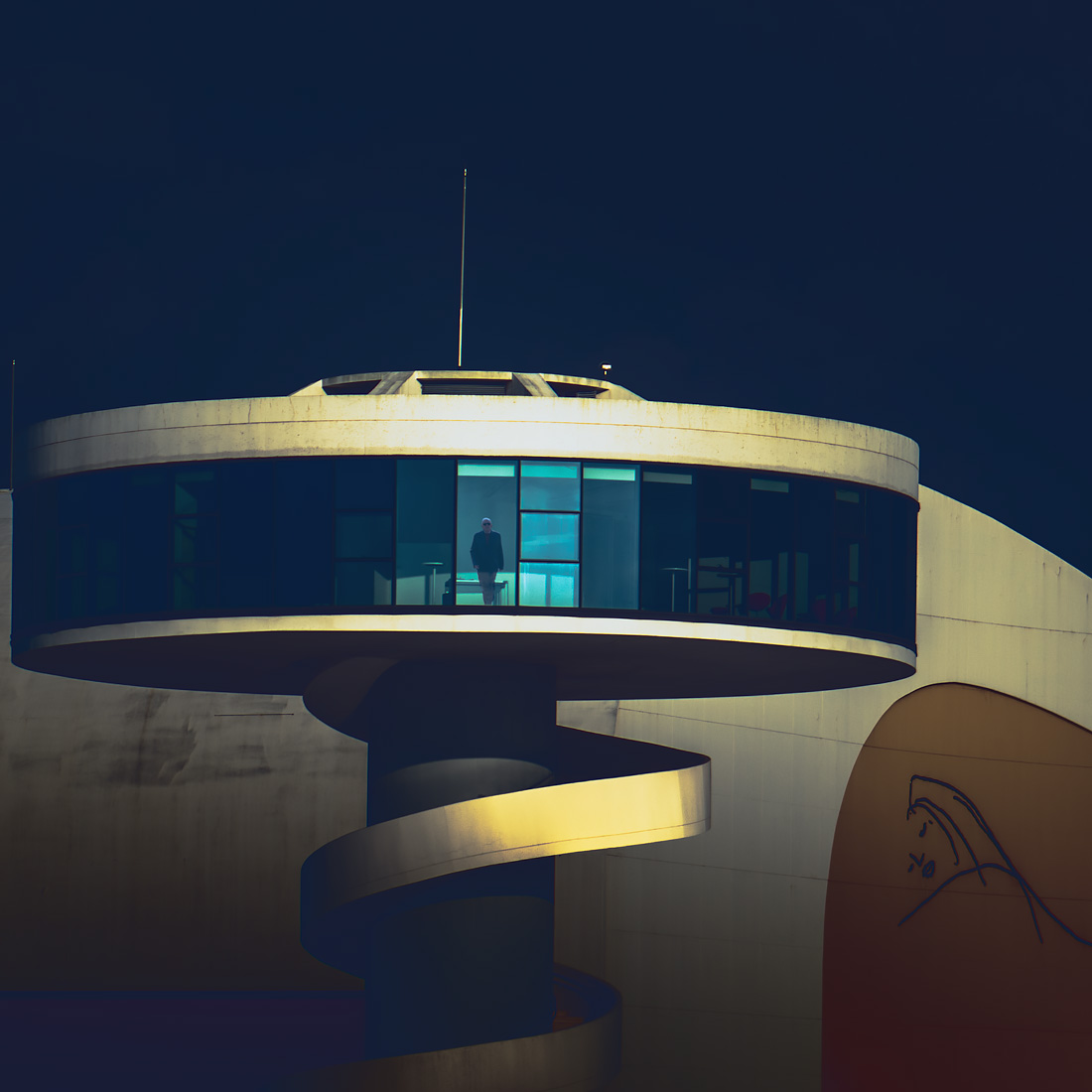 Visit to Niemeyer