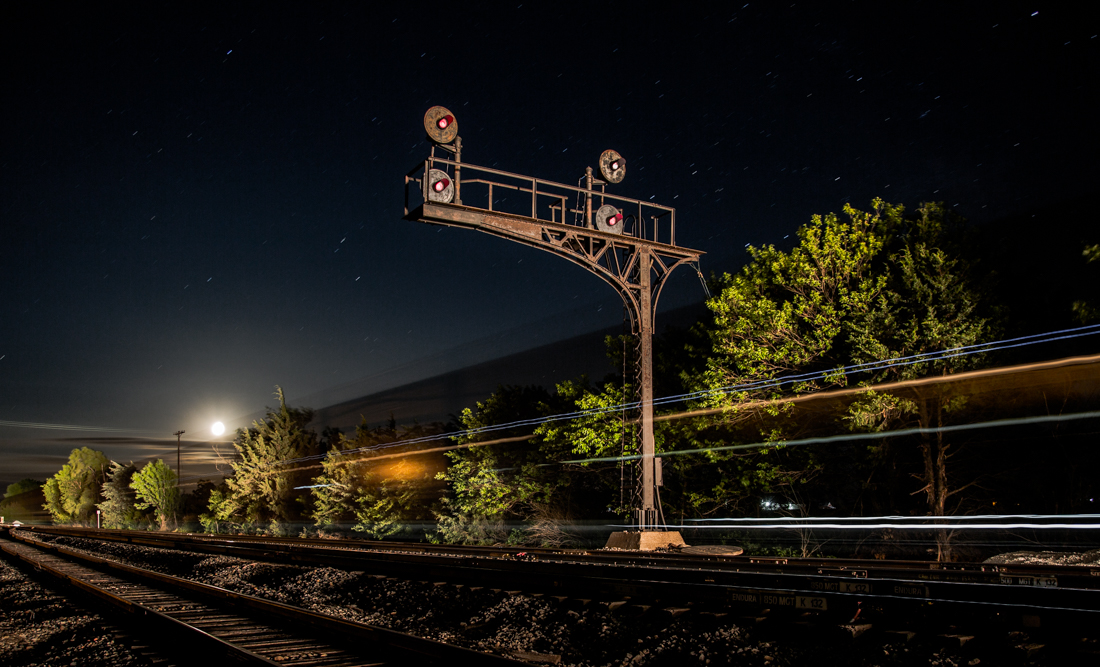The Rails // Railroad Art and Photo Series // Night Volume One