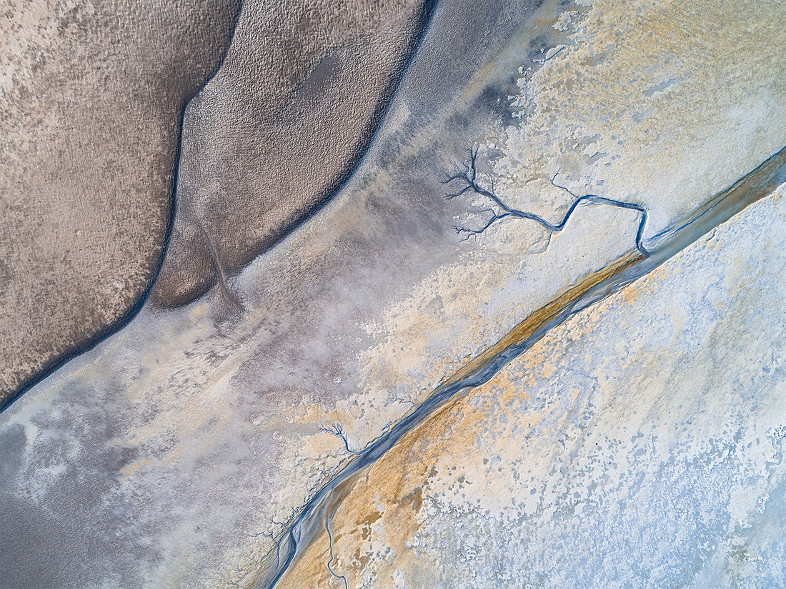 Tidal Paintings - Aerial Photography