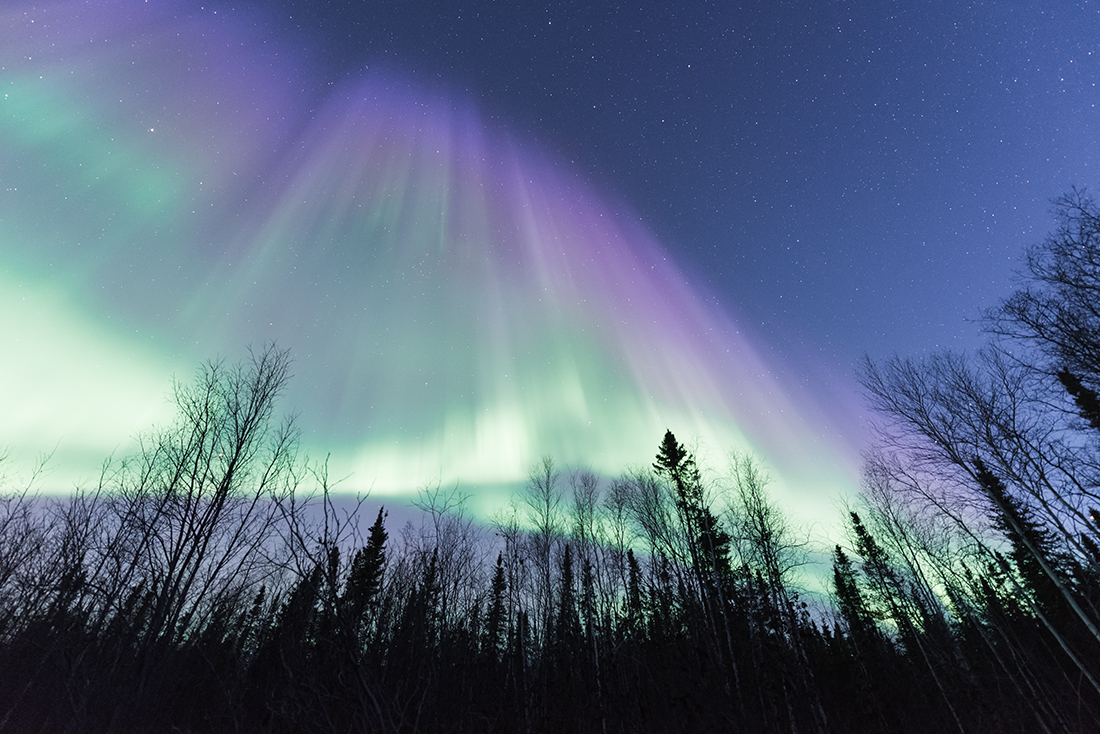 Geomagnetic storm in spring