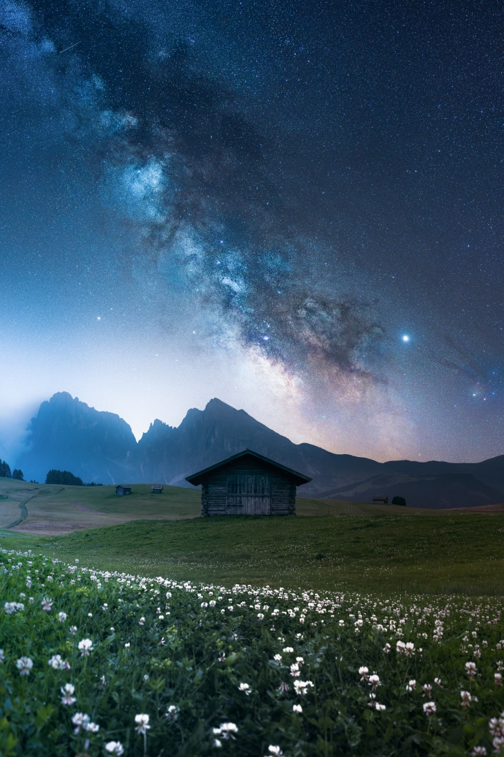 Nightsky between Dolomites and Provence