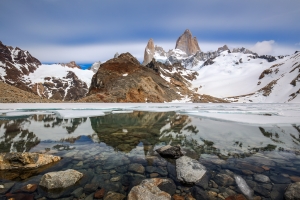 reflections of FitzRoy mountain