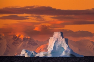 Sunset of Antarctica