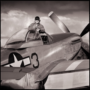 Peter Teichman and his P-51