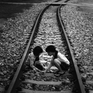 Children on rails