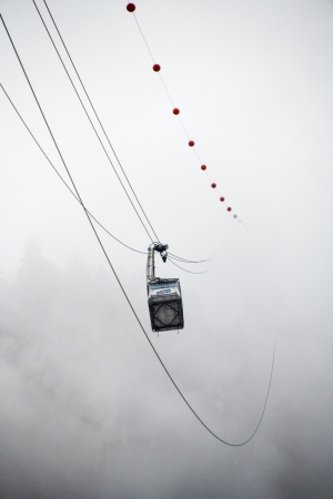 Disappearing cablecar