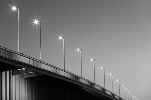 Lights on the bridge