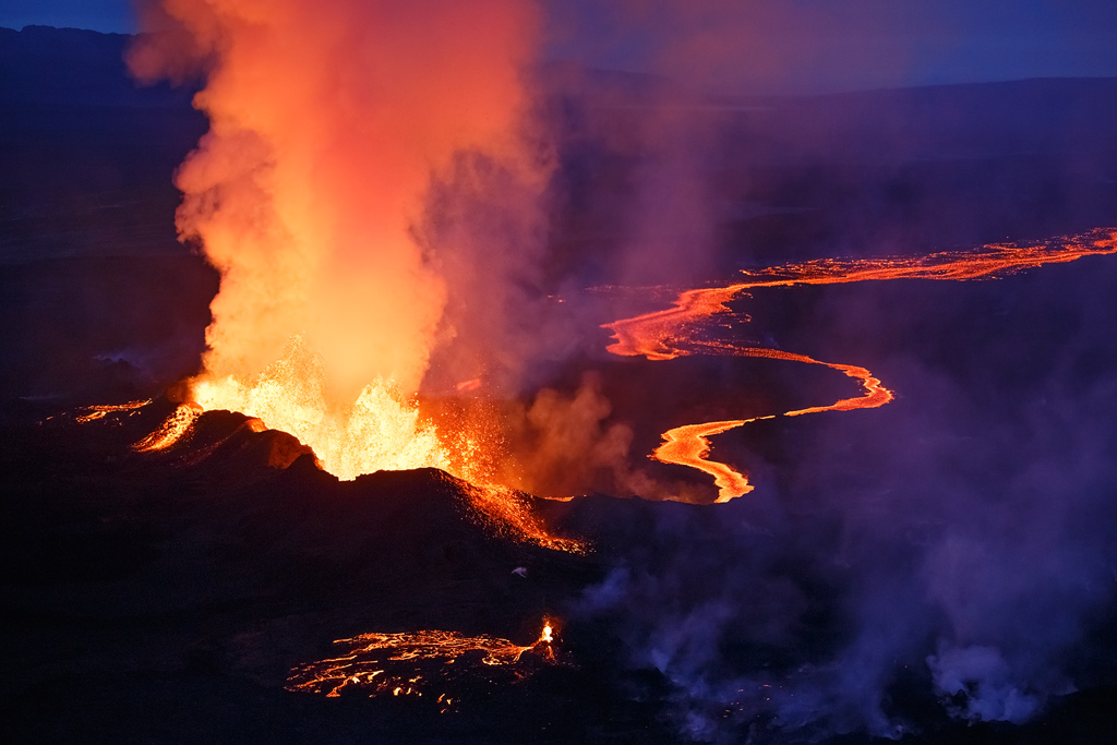 Holuhraun Volcanic Eruption