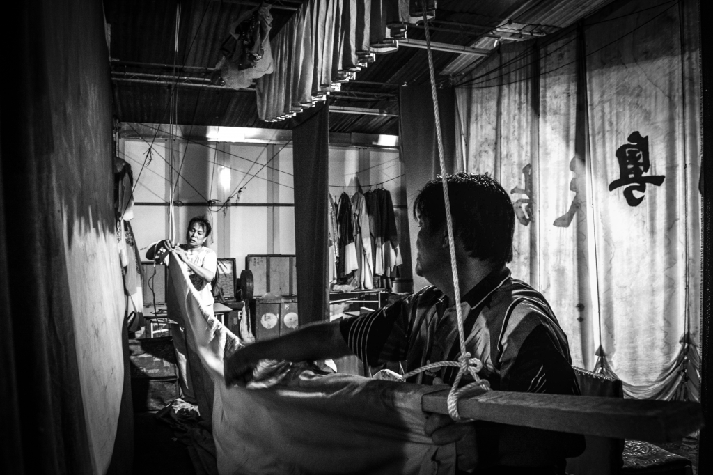 Backstage of the Chinese Opera