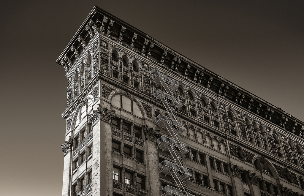 Cast Iron Architecture of Soho, NYC.