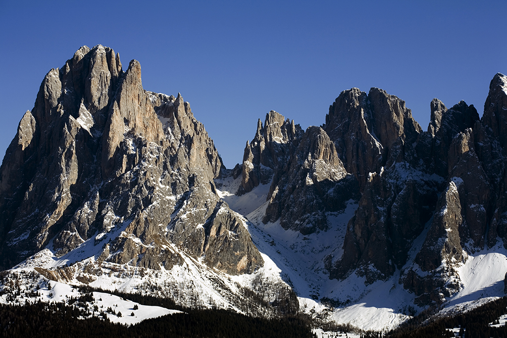 Winter in the Dolomites of Northern Italy