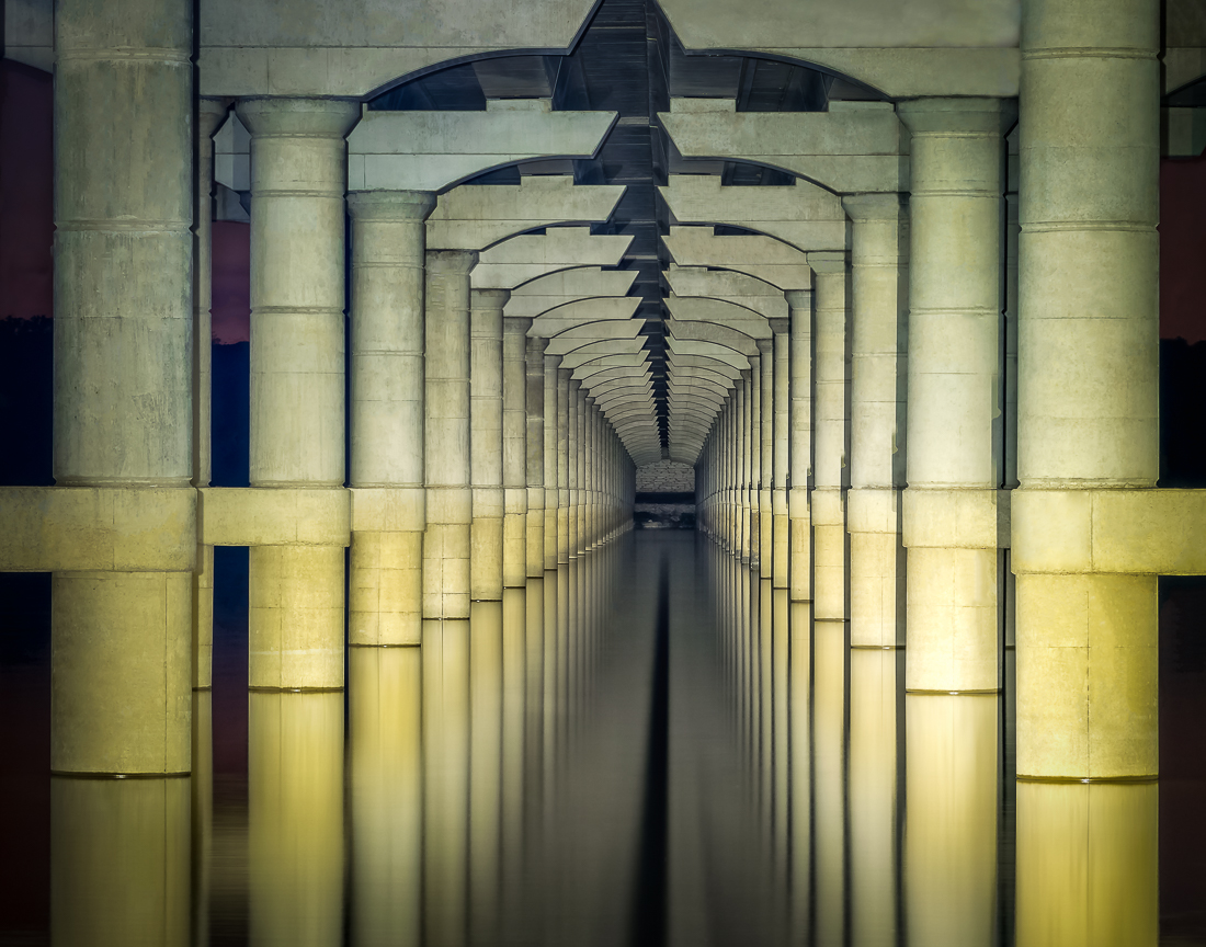Bridge Tunnels into Dusk