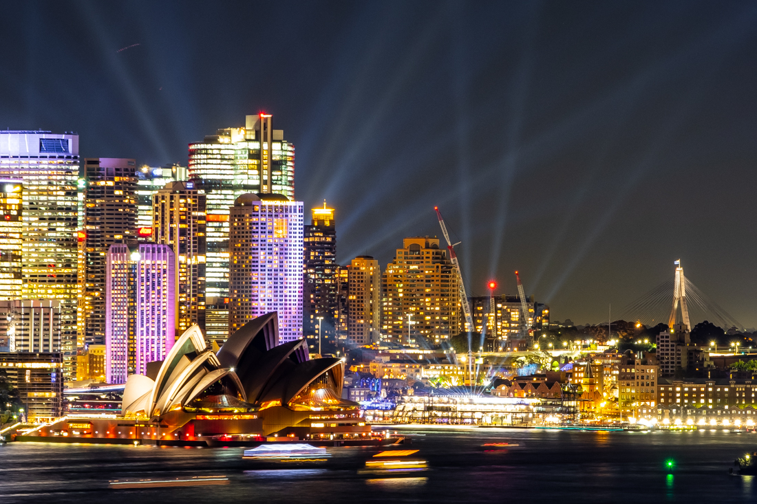 Lights on over Sydney