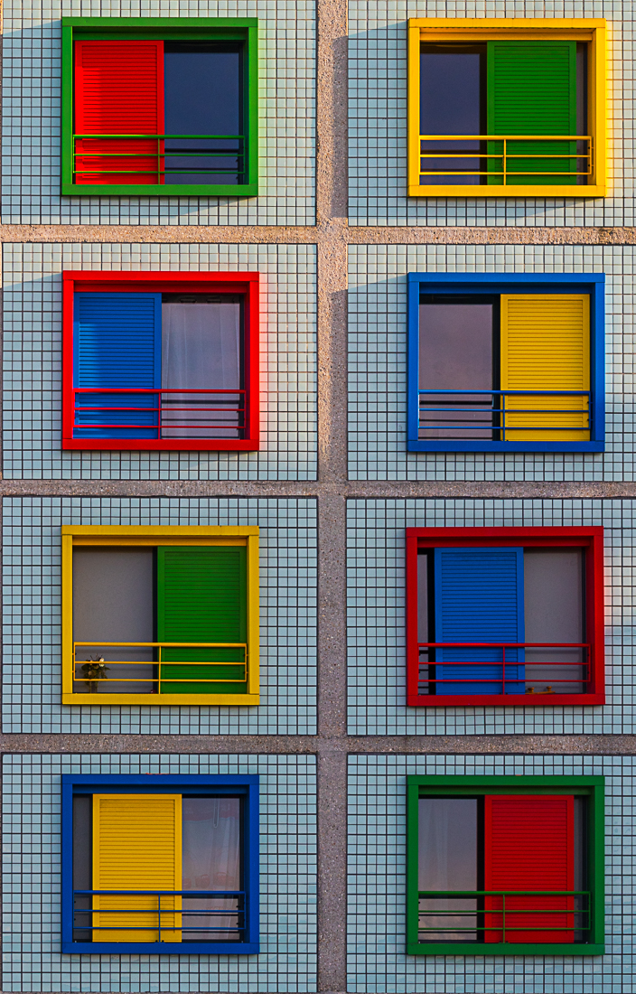 Colored Building