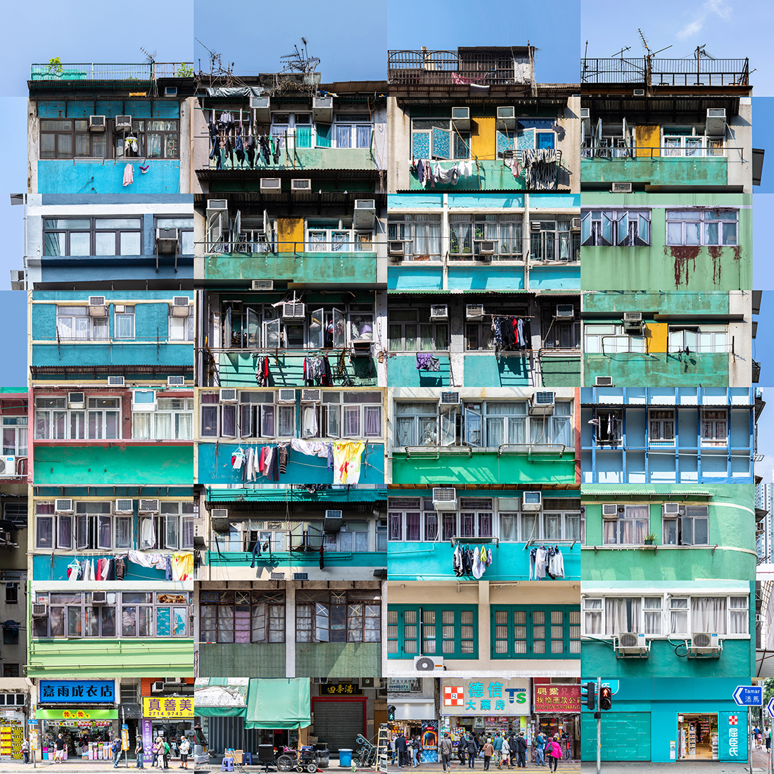 Tong Lau - the Colorful Building Blocks