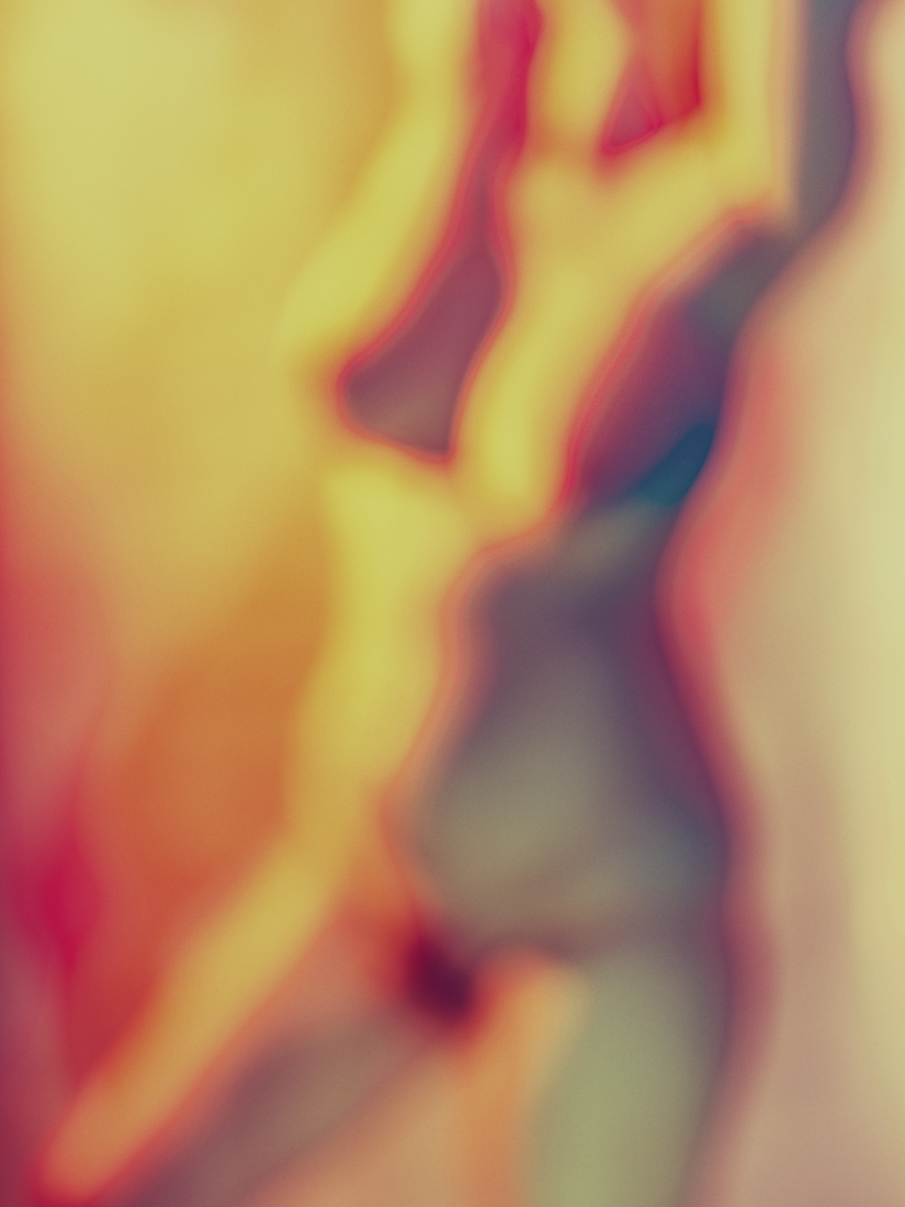 Watercolor female nude
