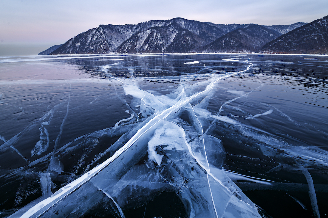 Wonderful moment of Lake Baikal