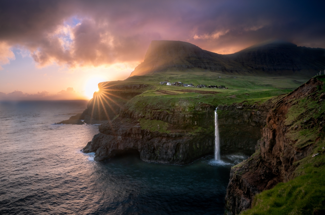 Faroe at Sunset