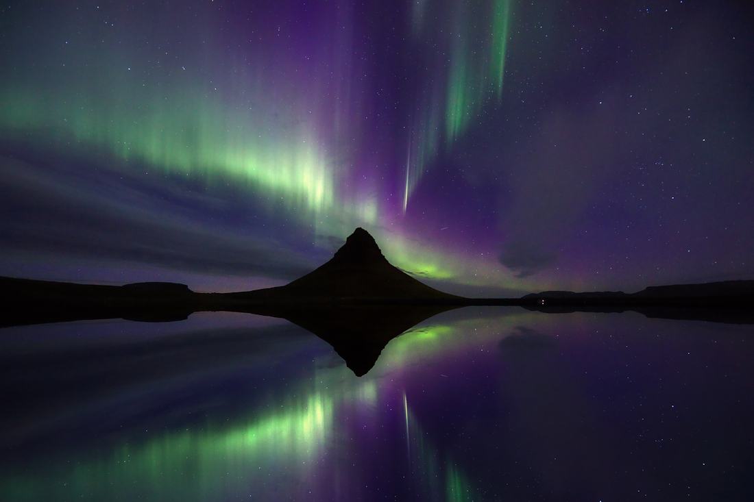 aurora borealis over Iceland