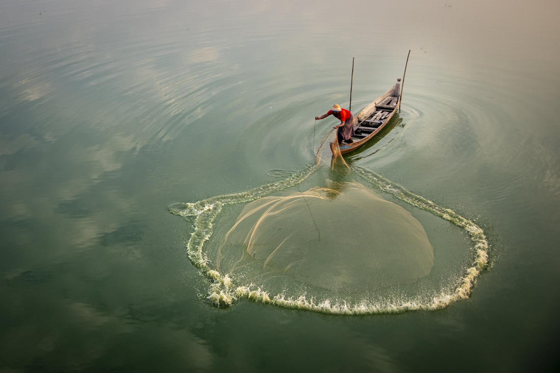 Myanmar Net Fisherman