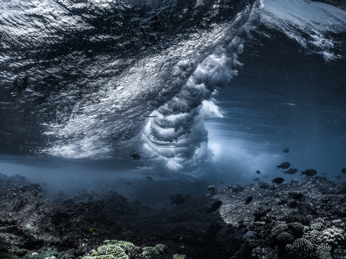 Underwater Symphony Of Waves