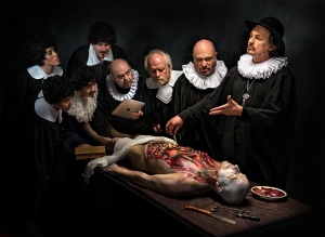 Anatomy Lesson - homage to Rembrandt