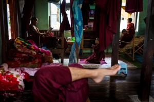 Surprises of peaceful monks of Myanmar