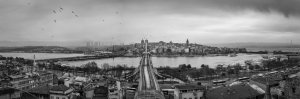 Hajic Metro Bridge and Golden Horn, Istanbul