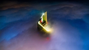 above the fog