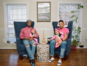 Vernon and Rico with their twins