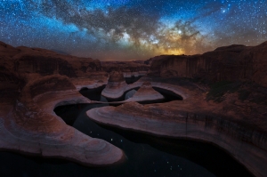 Milky Way over Reflection Canyon