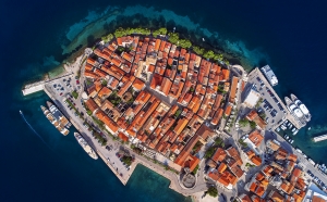 Views from above of Croatia