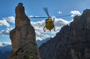 The challenge to rescue - Dolomites